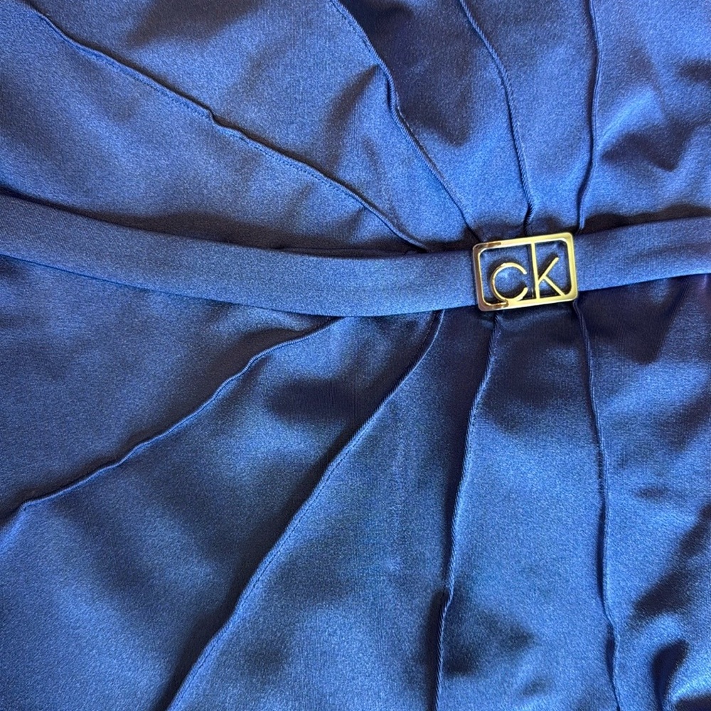 Calvin Klein Blue one piece bathing suit - Picture 2 of 4
